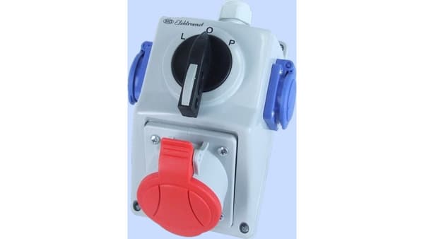 Installationssats L-0-P 32A 5P + 2x 2P+Z IP54 C32-48.2N 974063