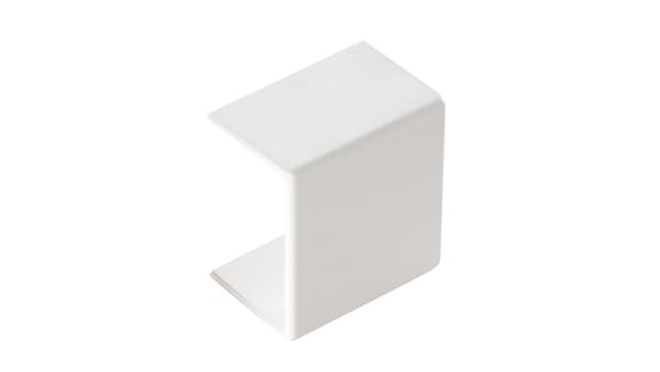 Lige forbindelse til kabelkanaler GU 40x40 hvid ECGU4040B