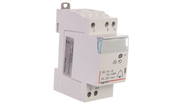 Modul ringklockstransformator TR308 230/12/8V 8VA 0.66/1A 413091