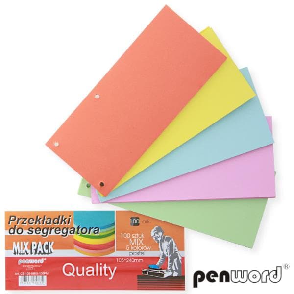 Pärmhållare pappersmix pastell 100st DC105-5MIX-100 pris för 1 förpackning