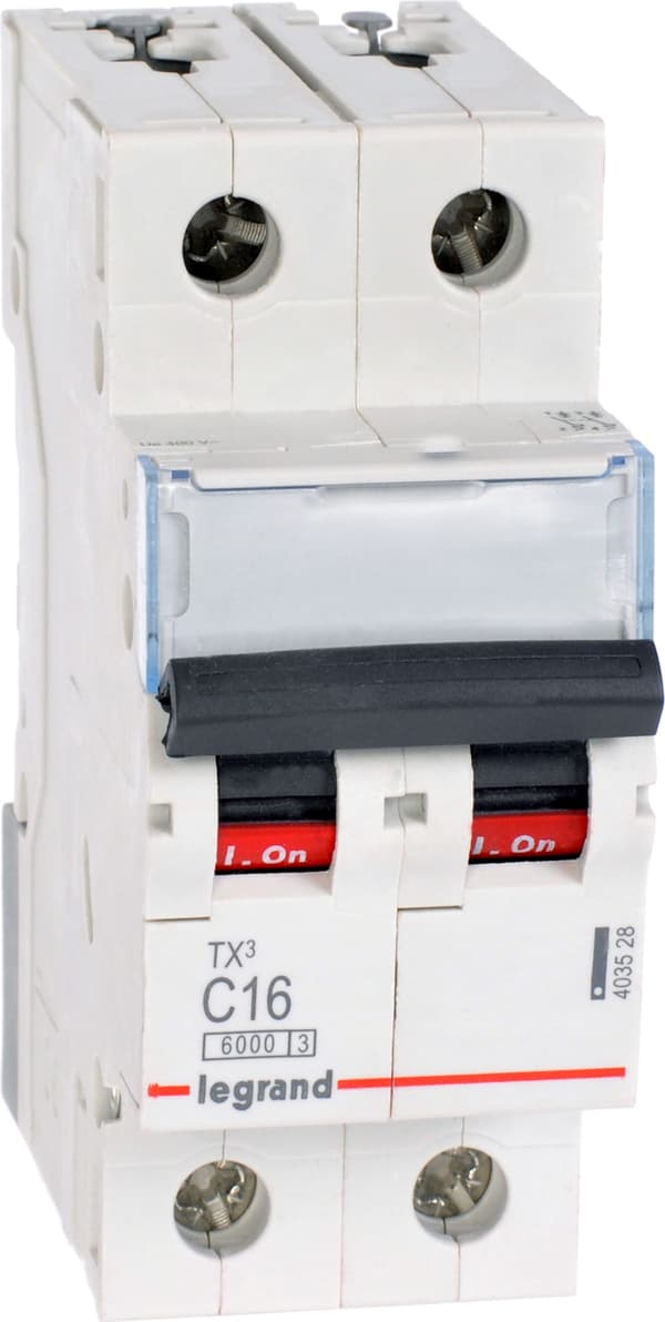 Legrand Strömbrytare S302 C16 TX3 16A 6kA 403528