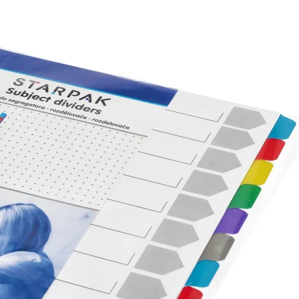A4 papkasse 12farver. STARPAK