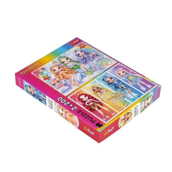 Palapeli - 2x200 - Sateenkaarinuket / MGA Rainbow high Trefl 13335