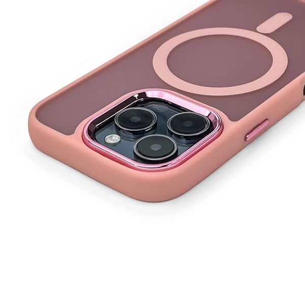 Magnetic Collection MagSafe-cover til iPhone 16 Pro – Rosa