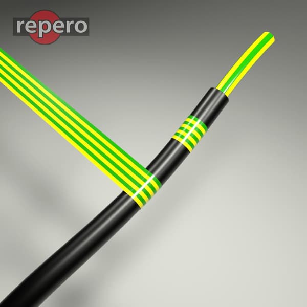 Isoleringstape 19mm/20m Repero701 Super Sort