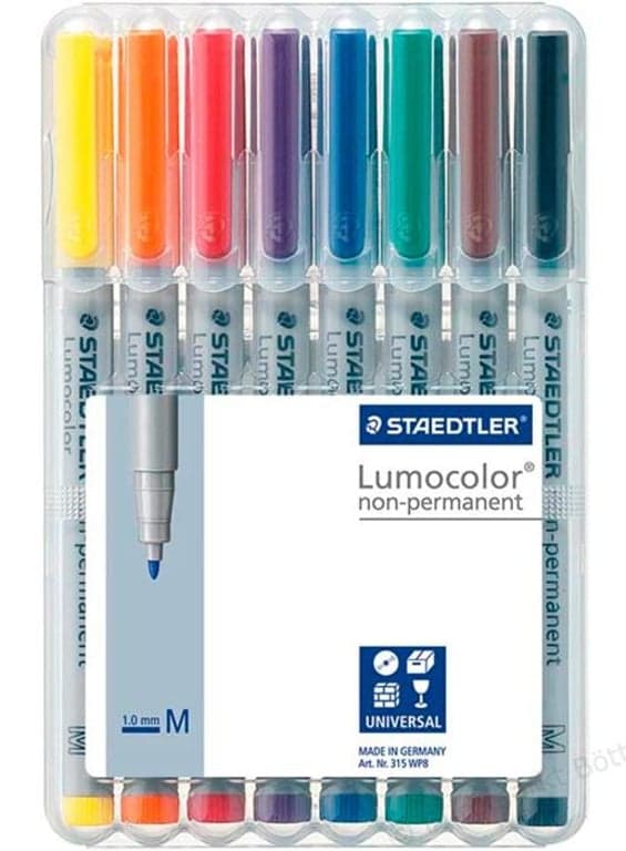 Staedtler Lumocolor 315 - silver - Pol