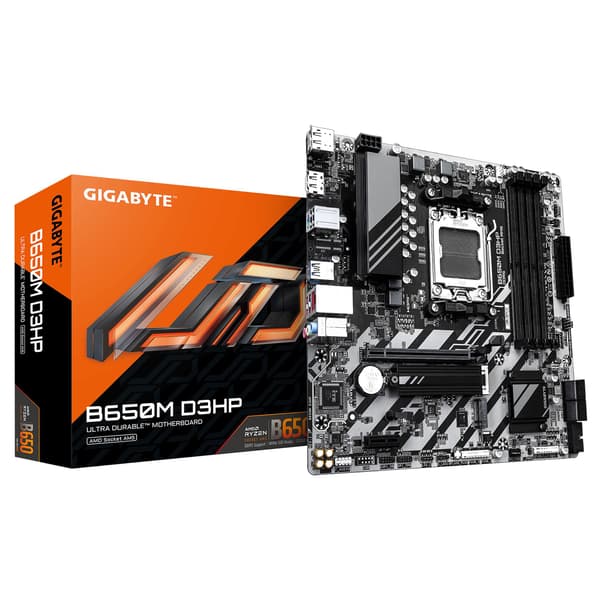 Gigabyte Bundkort B650M D3HP - 1.0 - Micro ATX - Socket AM5 - AMD B650