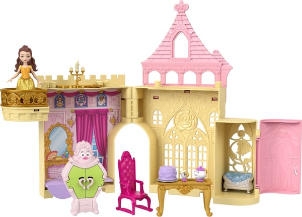 Dockhus Prinsessor Disney Skönheten och Odjuret