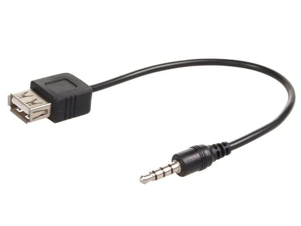 Sovitin USB Maclean USB - Jack 3.5mm Musta (MCTV-693)