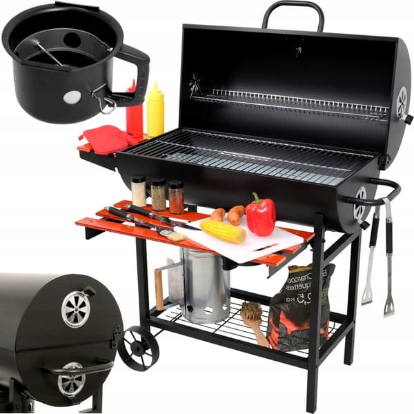 LUND KOLGRILL MED GALLERSKYDD 71 x 34,5cm