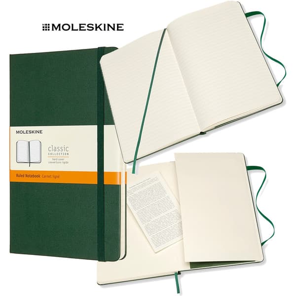 Notes Classic 13x21 t. linjer myrtegrøn