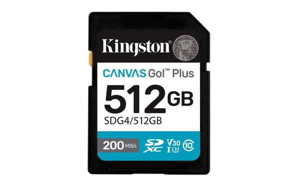 Kingston Flash-kort Canvas Go! Plus - SDXC UHS-I - 512 GB
