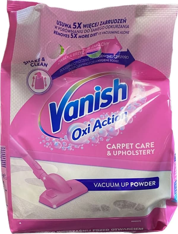 Vanish Pulver til tæpper og beklædning 650g