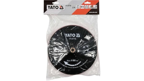 SKIVE MED VELCRO 230MM M14 + TILBEHØR