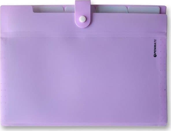 Mappe med rum A4 PP-105 lilla
