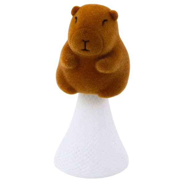 Hoppande Capybara Spring Pop Up Beige Brun 10cm