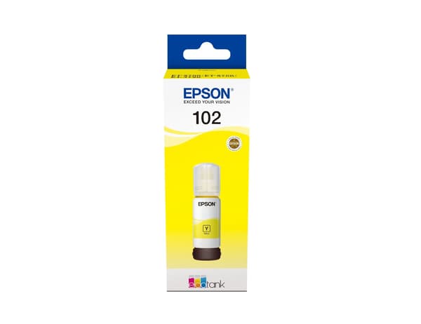 Epson 102 - gul - original - blækbehol