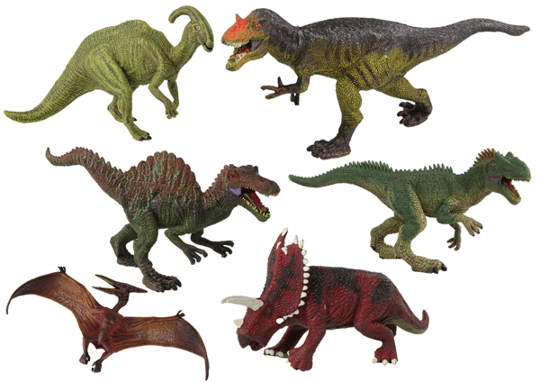 Dinosaurie Set Förhistoriska Exemplar