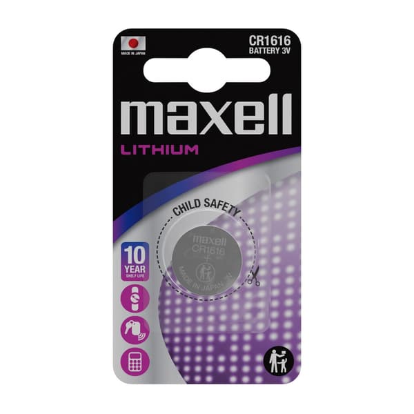 Maxell CR 1616 batteri x CR1616 - Li