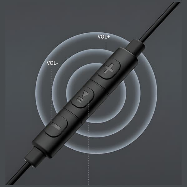 AWEI Stereo Kuulokkeet TC-6 USB-C musta/musta