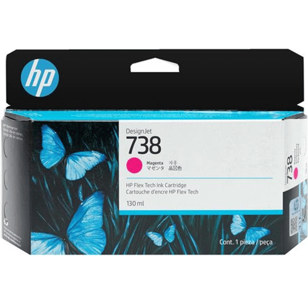 HP 738 - magenta - original - DesignJet - bläckpatron