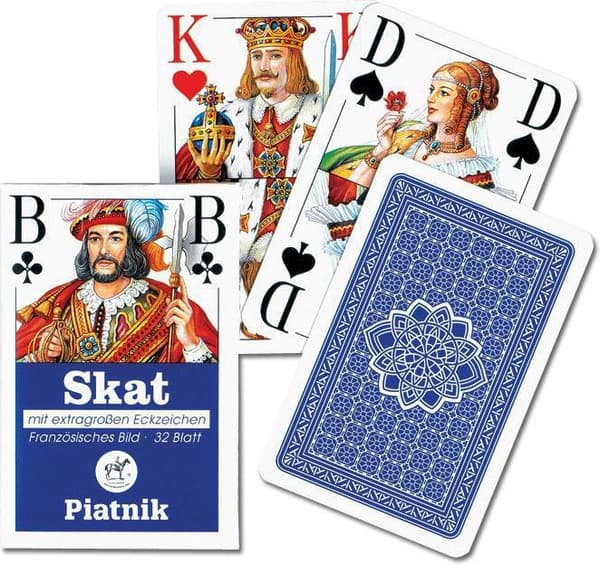 Skatkort 1 \"Skat (sjuttekortlek)\" PIATNIK