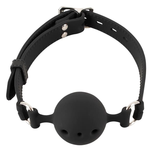 Silikonbollmunstopp med bondagehål bdsm
