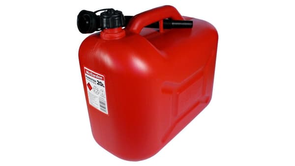 PLASTDUNKE TIL BENZIN 20L