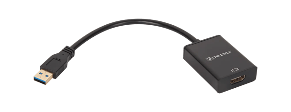 Cabletech USB-adapteranslutningar Adapter USB 3.0 - HDMI