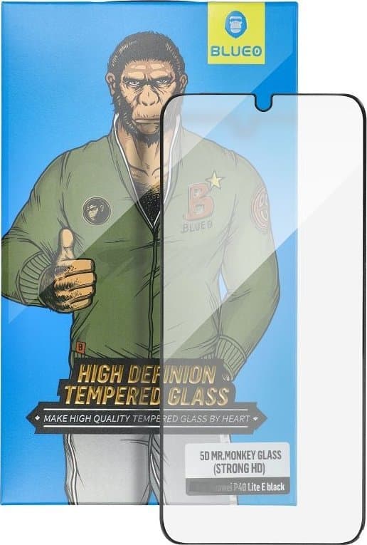 Hærdet glas 5D Mr. Monkey Glass - Apple iPhone 14 sort (Strong HD)