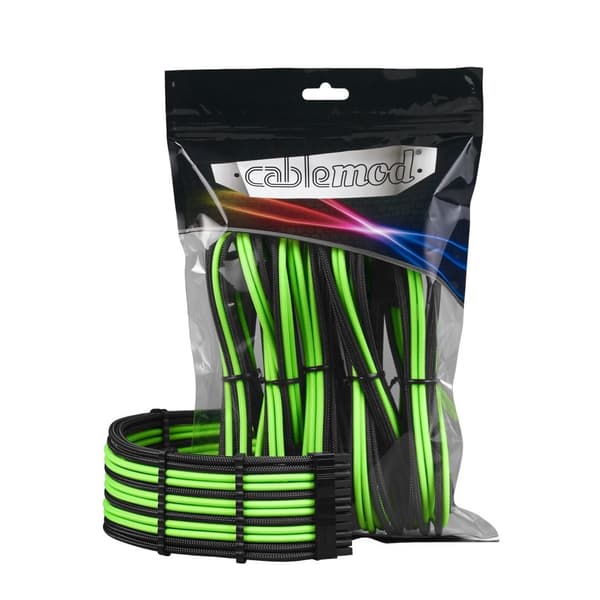 CableMod PRO ModMesh -jatkokaapeli - musta/vaaleanharmaa