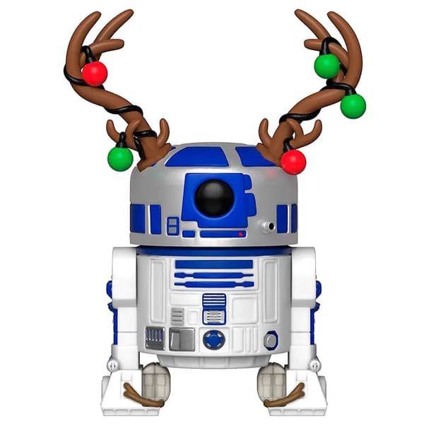 POP-figur Star Wars Holiday R2-D2 med horn