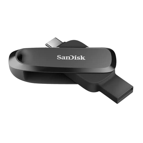 SanDisk Phone Drive USB Type-C/Type-A 512GB 100MB/s sort
