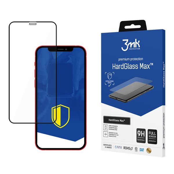 3mk HardGlass Max til Apple iPhone 12/12 Pro Bl