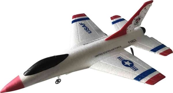 Fleg F16 fjärrstyrd flygplan, redo att flyga (GF7202)