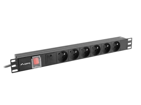 *L.zasil.rack PDU 1U 16A 2m 6 gn. PDU-