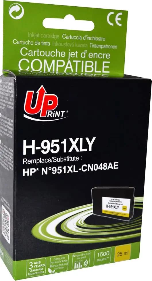 UPrint blækpatron H-951XL-Y/CN048AE (gul)