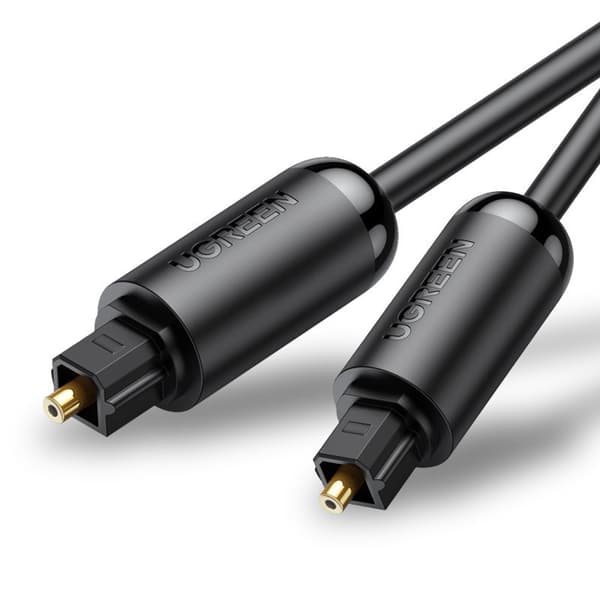 Ugreen AV122 70891 Optisk Audio Toslink/SPDIF-kabel 1,5 m - Sort