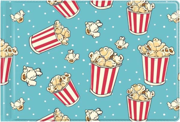 Opiskelijan asiakirjakansio pieni popcorn