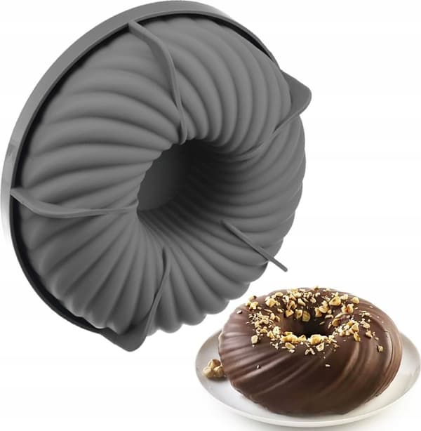 SILIKONEFORM TIL BAGNING AF PLANTAIN 20cm 3604