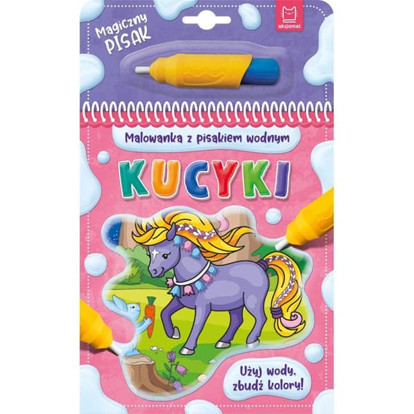 Målning med vattenpenna. Ponysvansar. AXIOM