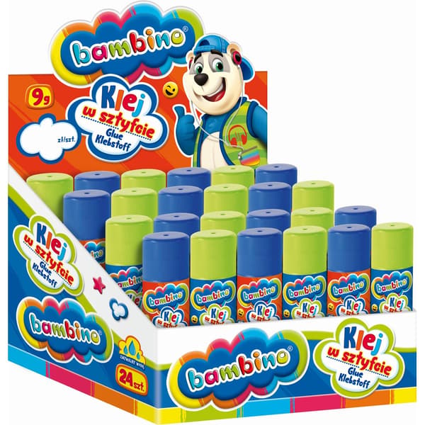 Liimapuikko 9g (24kpl) BAMBINO