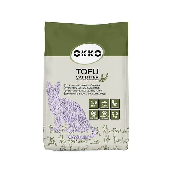 Kattströ ekologiskt (klumpbildande) Okko, 2,5 kg