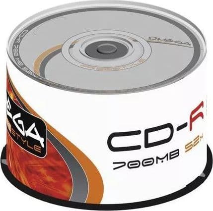 Omega CD-R 700 MB 52x 50 kappaletta (56667)