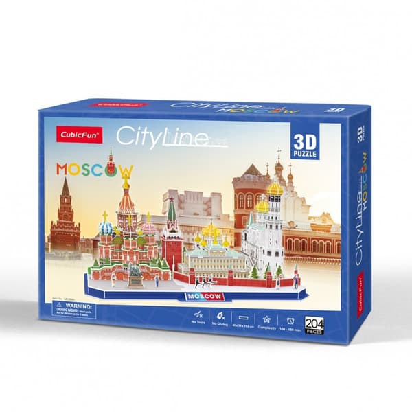 Puslespil 3D City Line Moskva 204el 20266