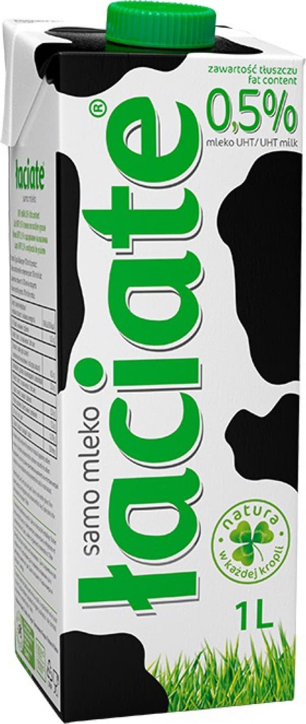 Laciate LACIATE Mjölk, 0.5%, 1 l