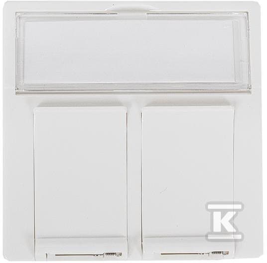 45x45mm MMC-adapter til 2xRJ45 BC BC452C
