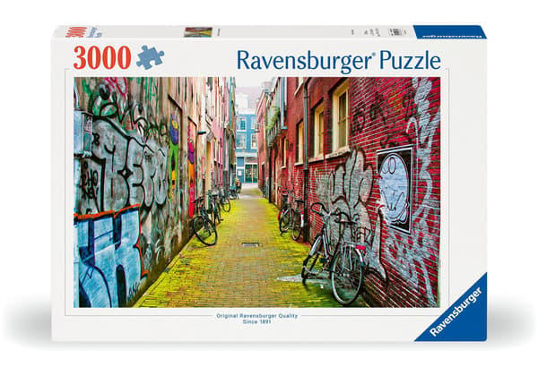 Palapeli 3000 Amsterdamin kadut