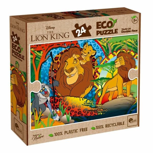 Lisciani LISCIANI DISNEY PALAPELI ECO KAKSIKÄYTTÖINEN LEIJONAKUNINGAS 24 KPL.
