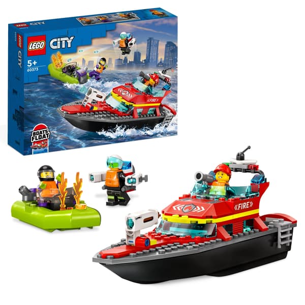 LEGO City 60373 Brandräddningsbåt